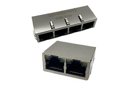 1 X N RJ45 Jacks with magnetics - 1XN RJ45 with magnetics